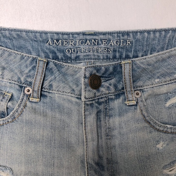 American Eagle Cut-off Distressed Jean Shorts 8 - Picture 2 of 6